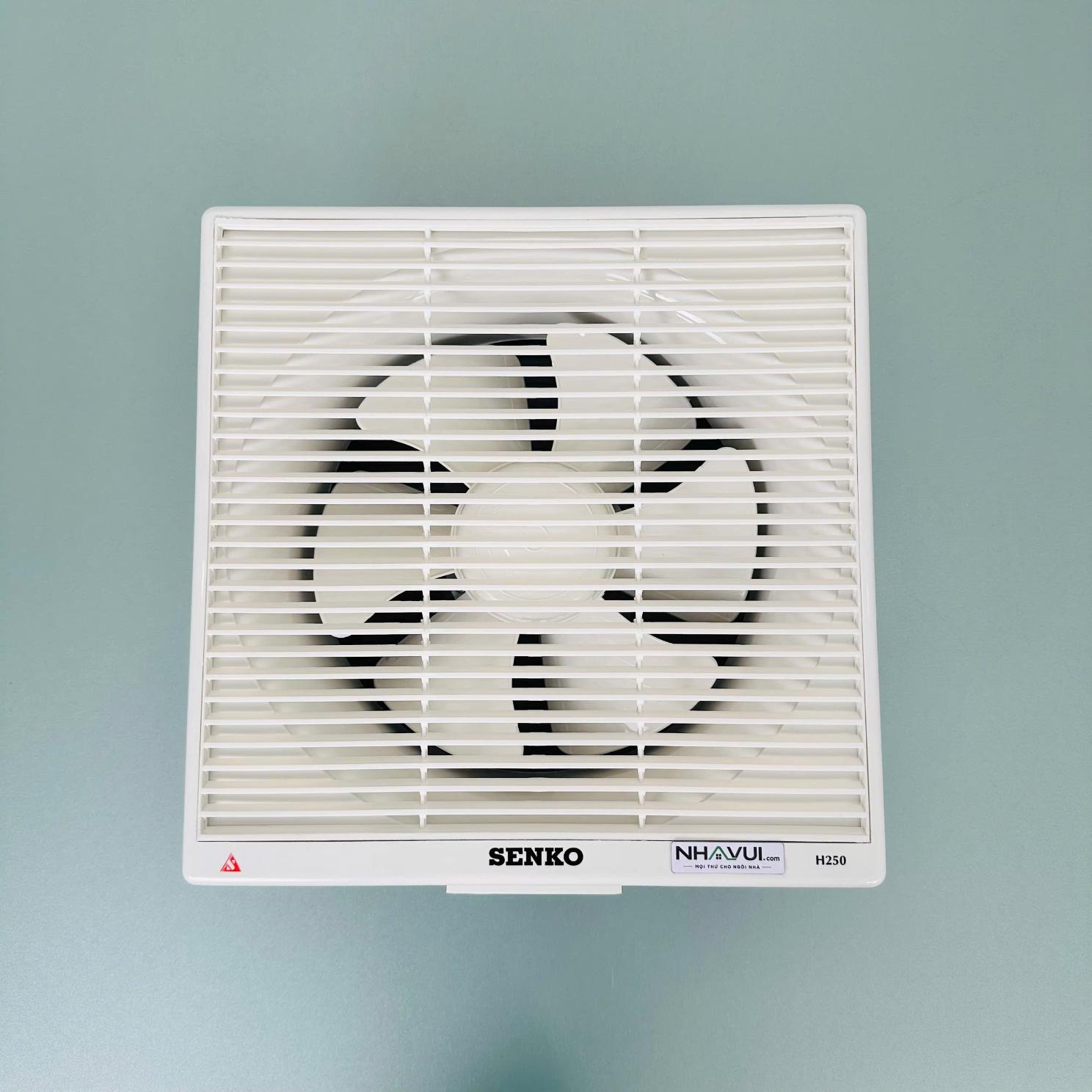 Quạt hút Senko H250 40W 2 chiều khung âm tường 300x300mm