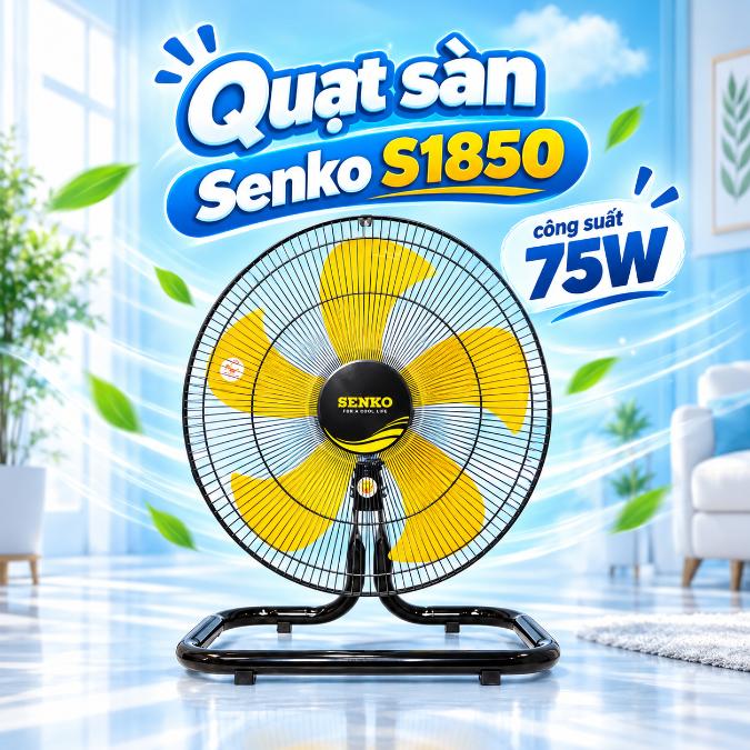 Quạt sàn Senko S1850 – 75W