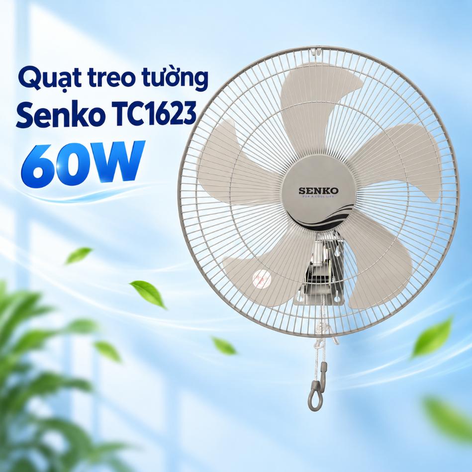 Quạt treo tường Senko TC1623 – 60W