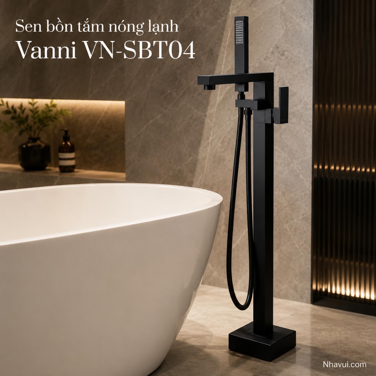 Sen bồn tắm nóng lạnh Vanni VN-SBT03/VN-SBT04 inox 304