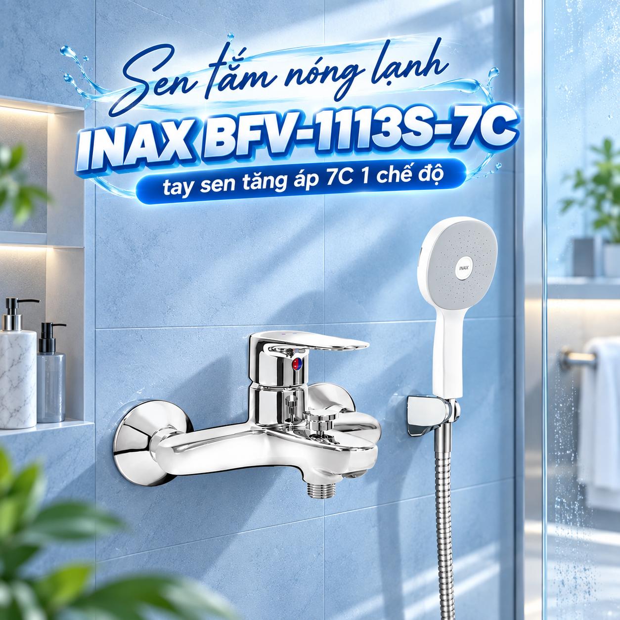 Sen tắm nóng lạnh INAX BFV-1113S-7C