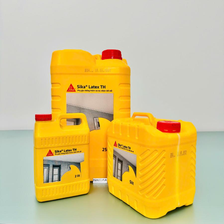SikaLatex® TH phụ gia vữa, hồ dầu kết nối, cán nền chống thấm