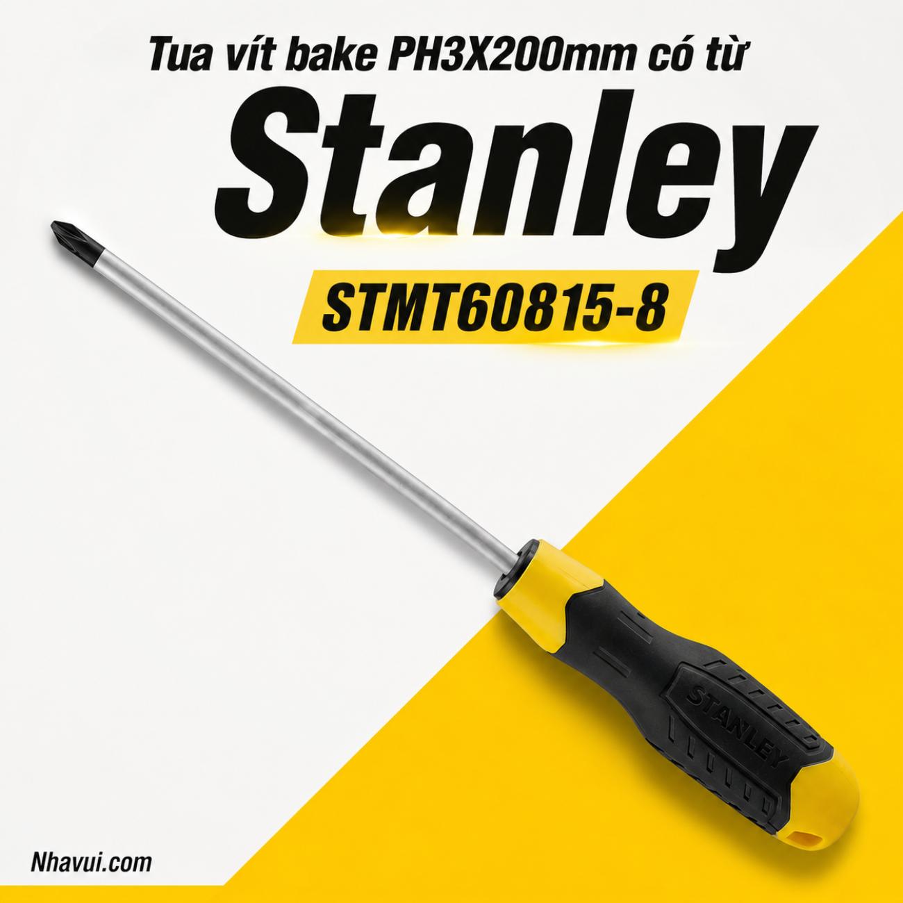 Tua vít bake PH3x200mm có từ Stanley STMT60815-8