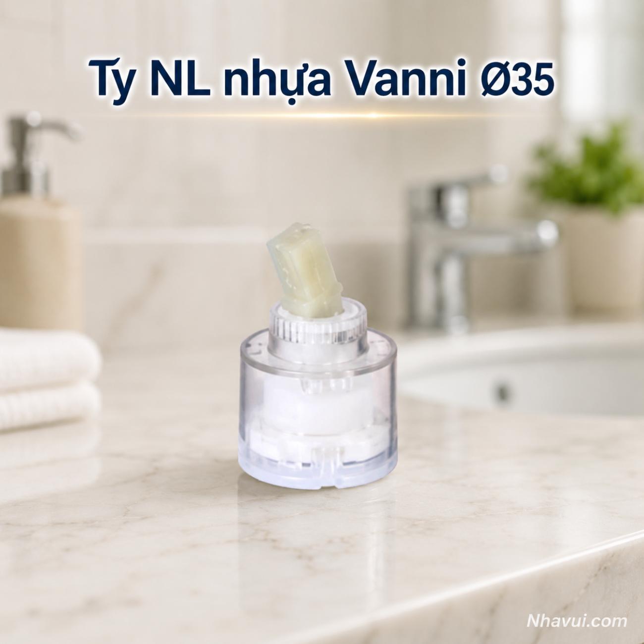 Ty nóng lạnh nhựa Vanni Ø35