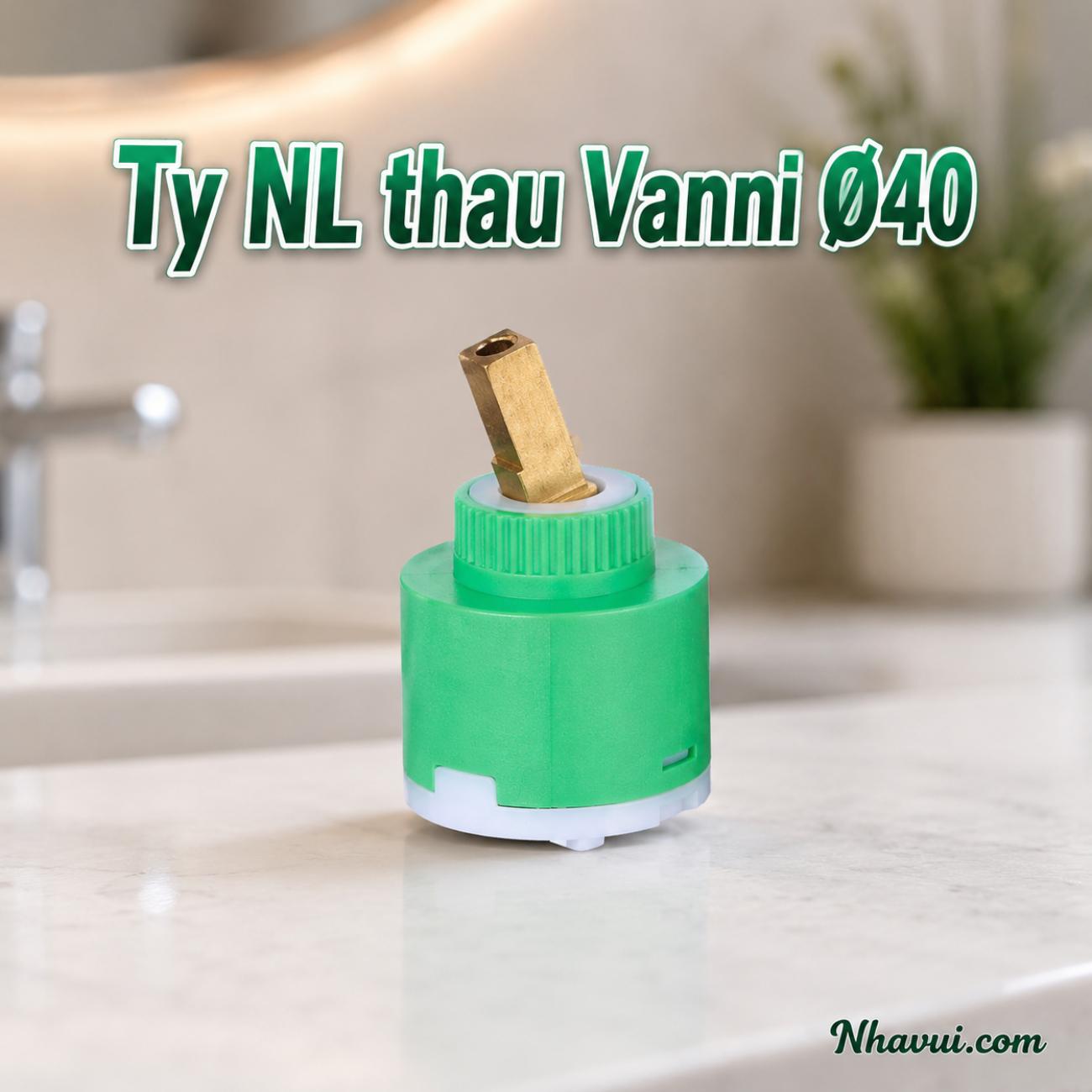 Ty nóng lạnh thau Vanni Ø40