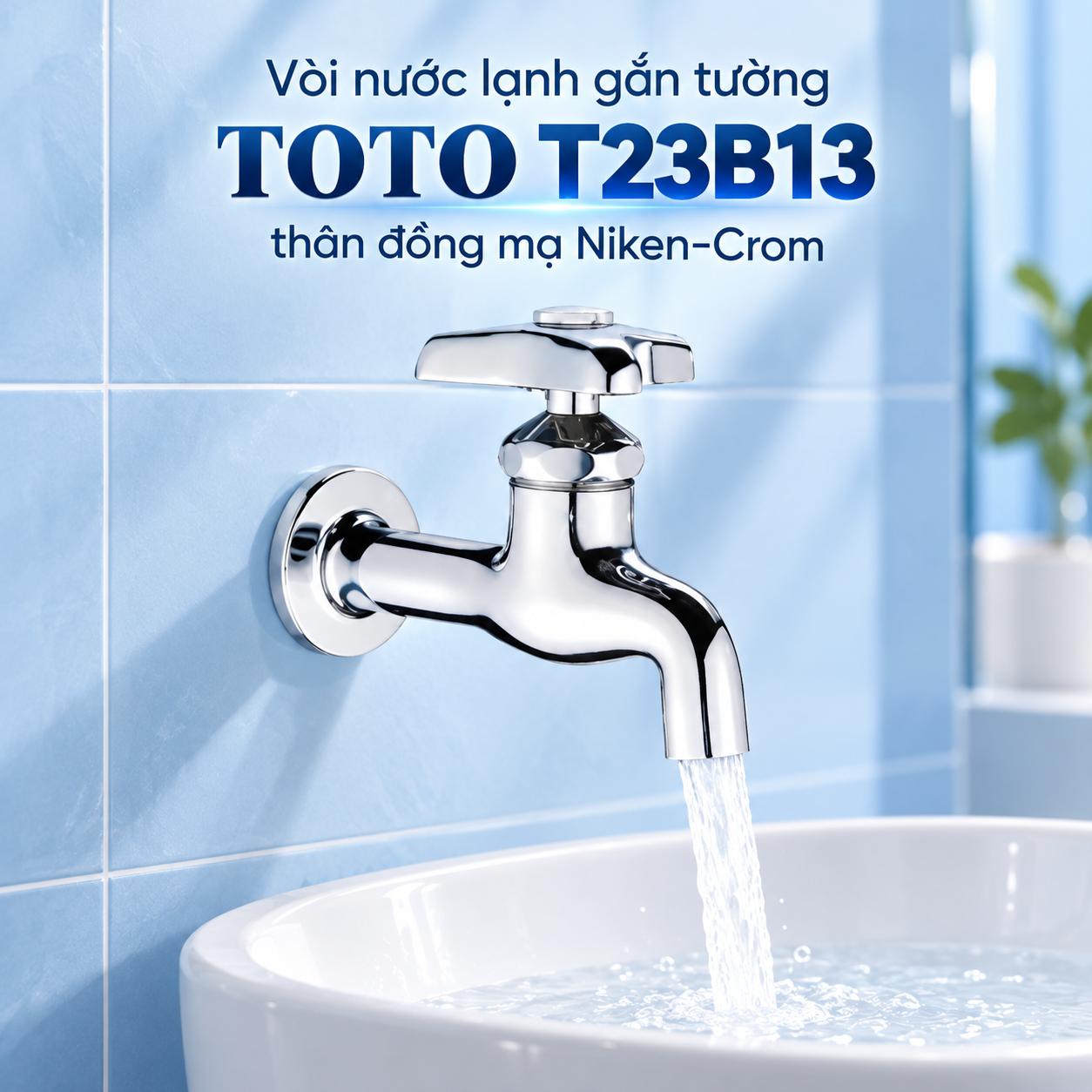 Vòi nước lạnh gắn tường TOTO T23B13