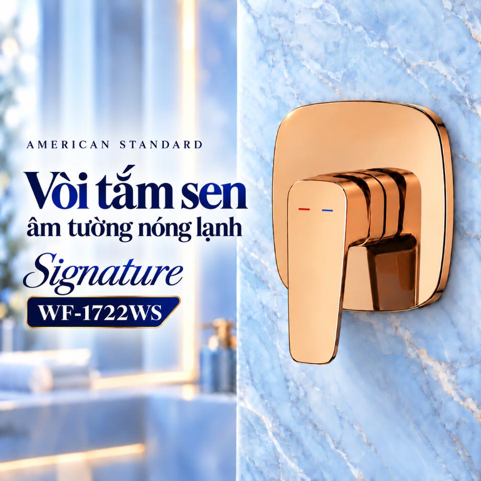 Vòi tắm sen âm tường nóng lạnh American Standard Signature WF-1722WS