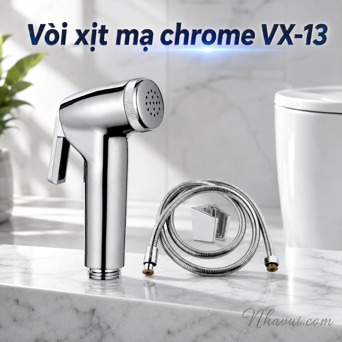 Vòi xịt mạ chrome Vanni VX-13 đồng thau mạ chrome