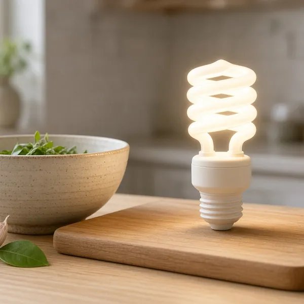 Bóng huỳnh quang compact tiết kiệm điện và chiếu sáng hiệu quả