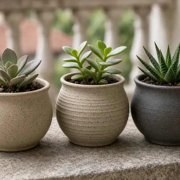 Chậu Để Bàn Nhỏ Gọn Cho Cây Mini Và Cây Văn Phòng