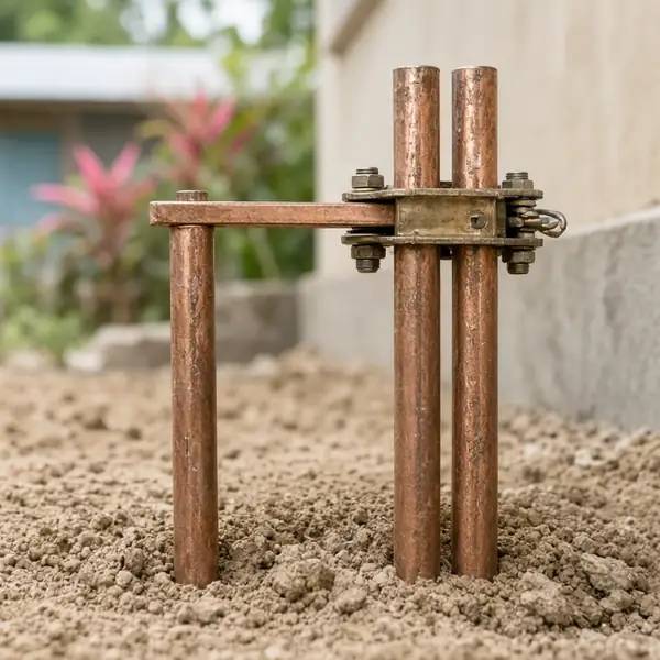 Cọc tiếp địa – Cọc đồng, cọc thép mạ đồng tiếp địa