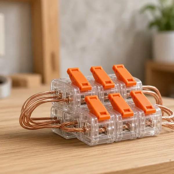Đầu nối dây nhanh cho đấu nối dây điện tiện lợi, gọn gàng