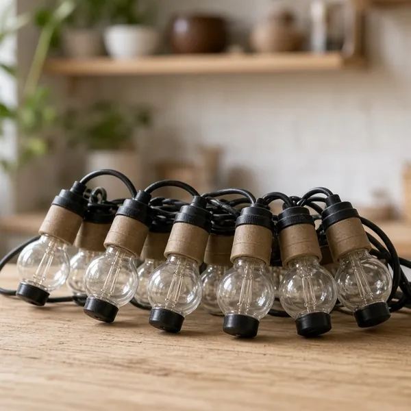 Dây Đui Đèn Trang Trí – Dây Treo Bóng LED Filament Decor Không Gian