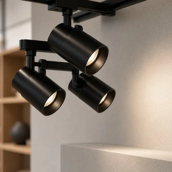 Đèn ray rọi LED chiếu điểm nổi bật cho showroom, cửa hàng