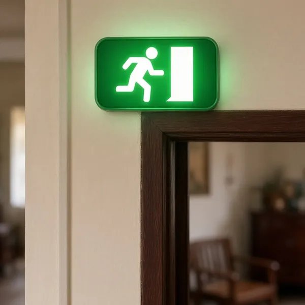 Đèn thoát hiểm Exit chỉ dẫn lối ra an toàn