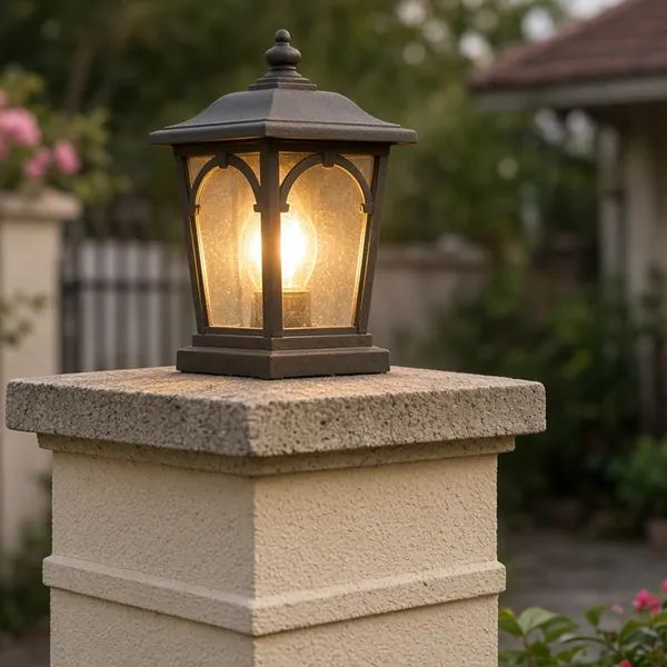 Đèn trụ cổng LED trang trí và chiếu sáng khu vực cổng nhà