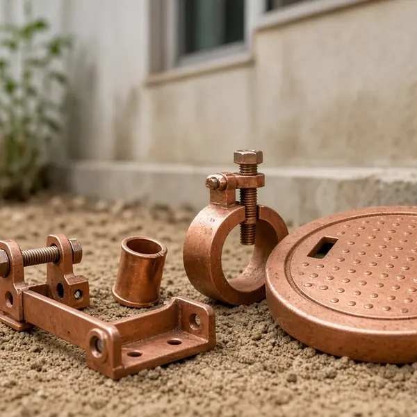 Phụ kiện tiếp địa – Kẹp đồng, thanh đồng, đầu cos, mối nối tiếp địa