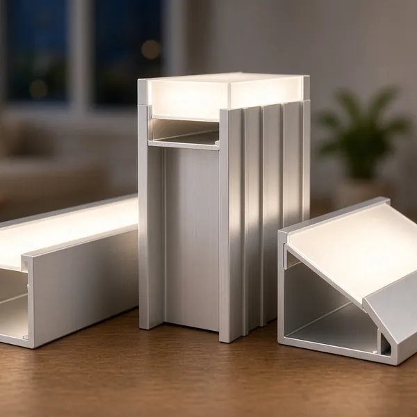 Thanh nhôm LED dây giúp cố định và tản nhiệt cho hệ thống LED trang trí