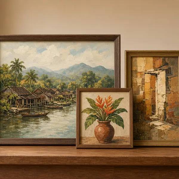 Tranh treo tường cho phòng khách và nội thất