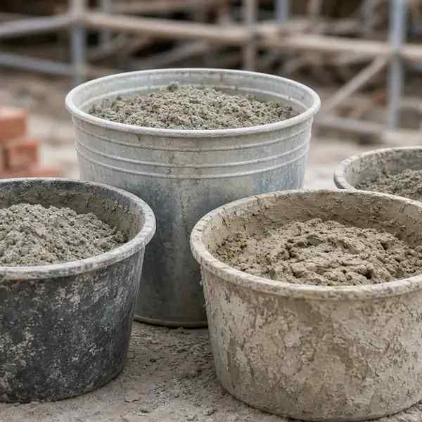 Xô, Thùng, Chậu – Xô đựng và vận chuyển vật liệu thi công