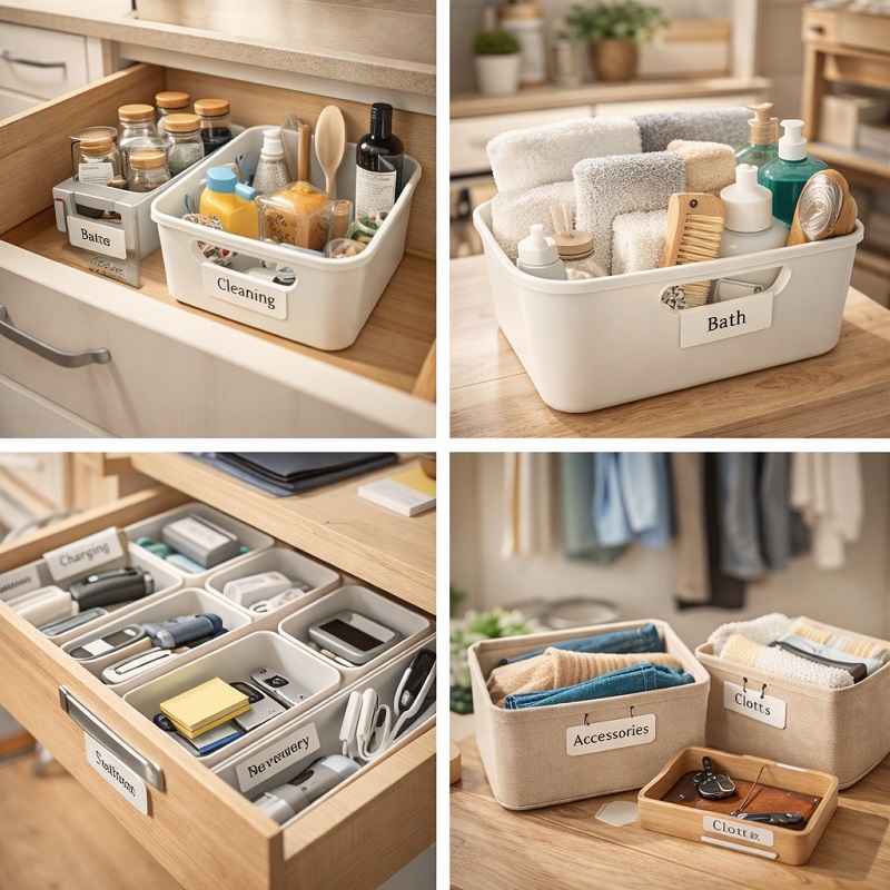 Cách Sắp Xếp Đồ Dùng Trong Nhà Để Dễ Tìm – Dễ Lấy – Dễ Cất