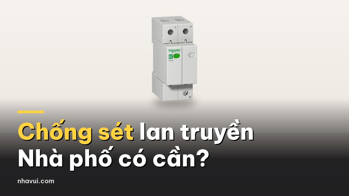 Chống sét lan truyền SPD Easy9 nhà phố
