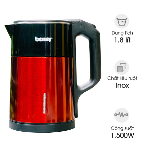 Ấm siêu tốc Komi KM-18ST 1,8 lít