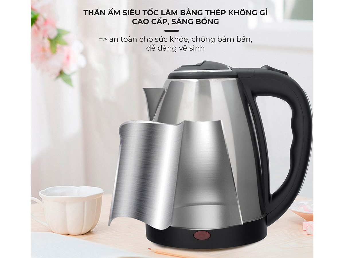 Ấm siêu tốc Nagakawa NAG0308 1,8 lít