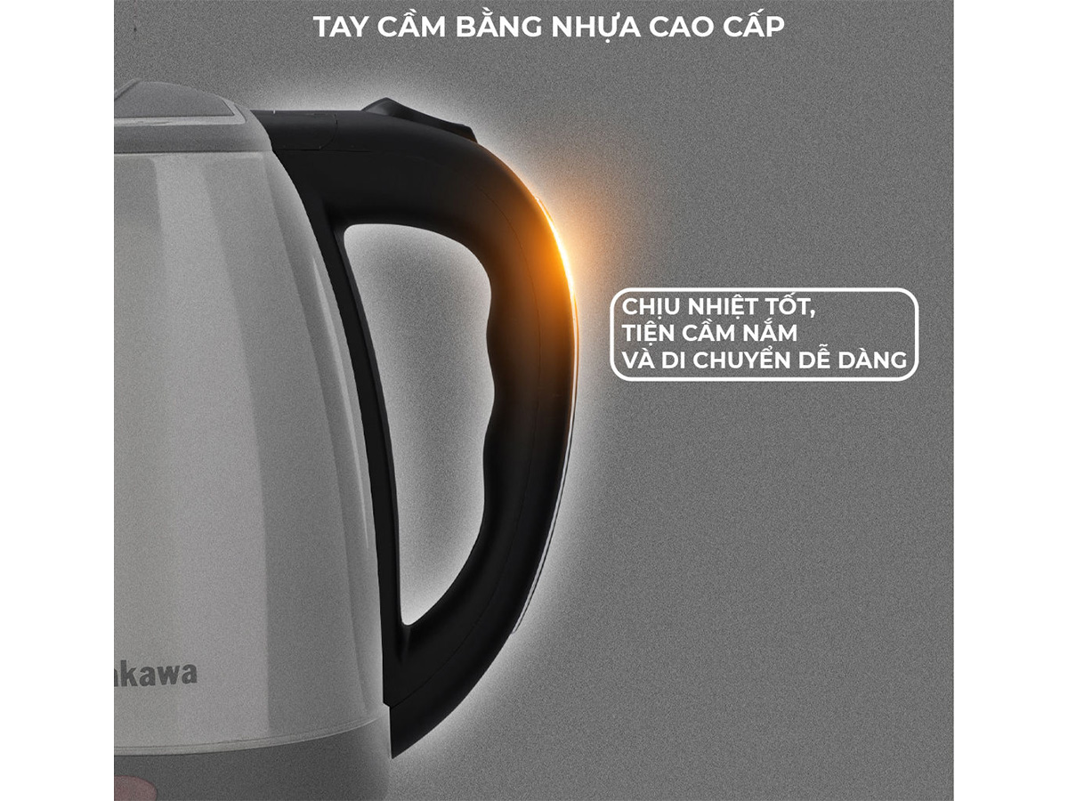 Ấm siêu tốc Nagakawa NAG0308 1,8 lít