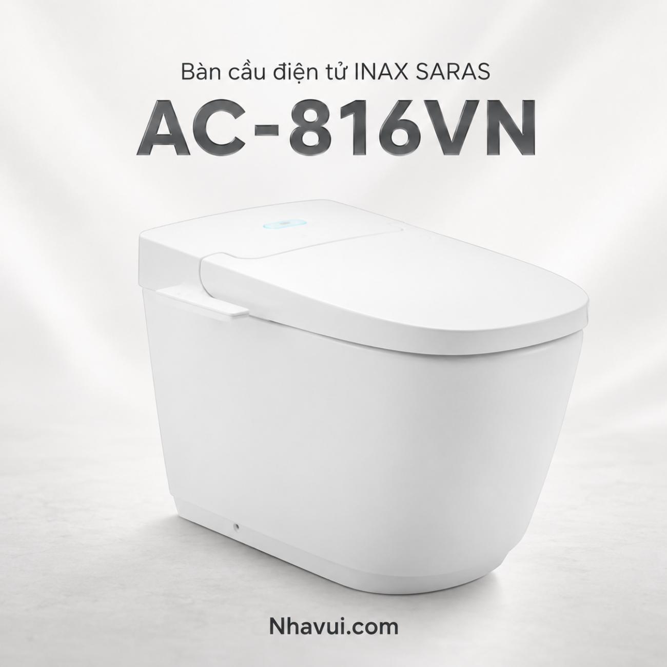 Bàn cầu điện tử INAX AC-816VN SARAS