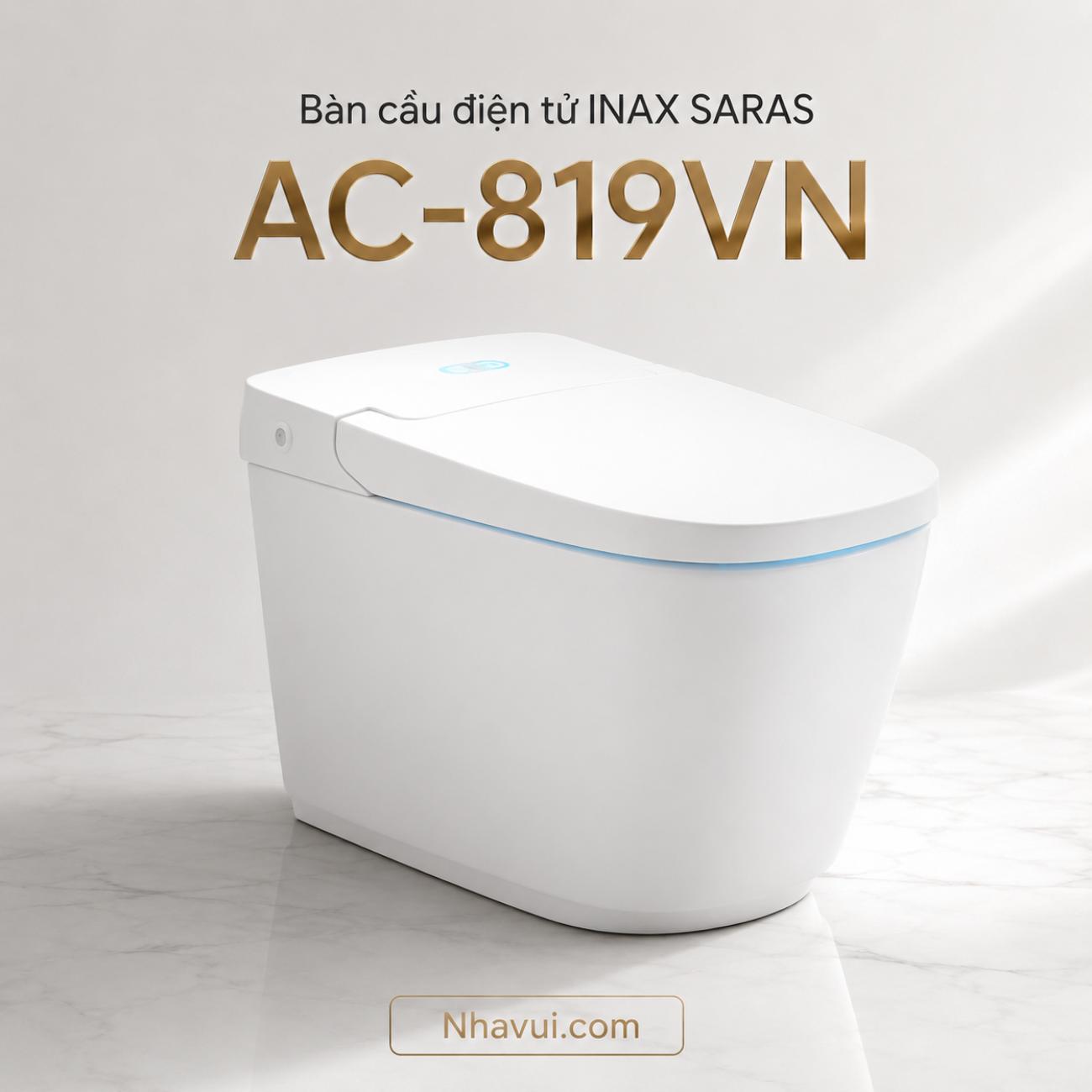 Bàn cầu điện tử INAX AC-819VN SARAS