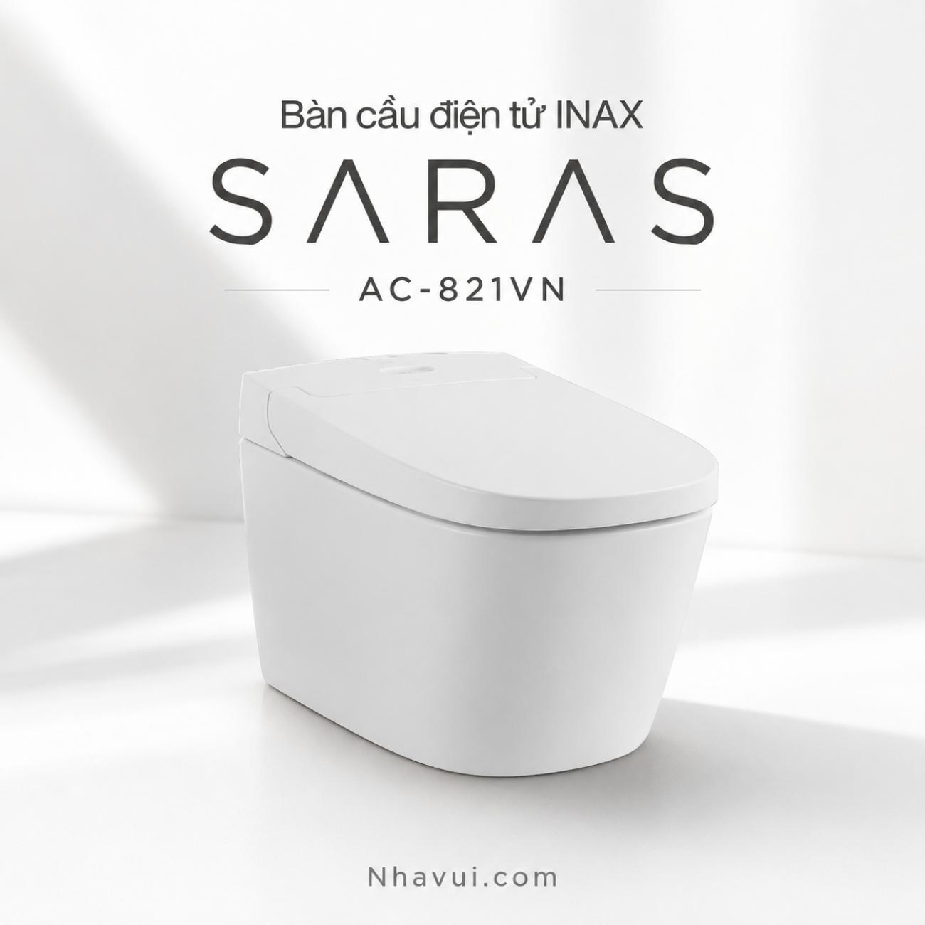 Bàn cầu điện tử INAX AC-821VN SARAS