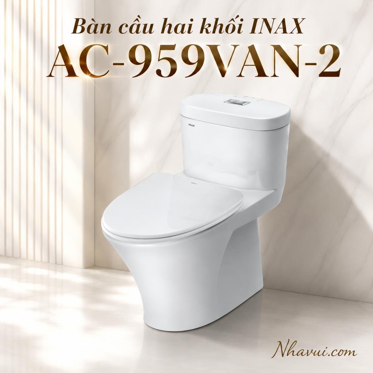 Bàn cầu hai khối INAX AC-959VAN-2