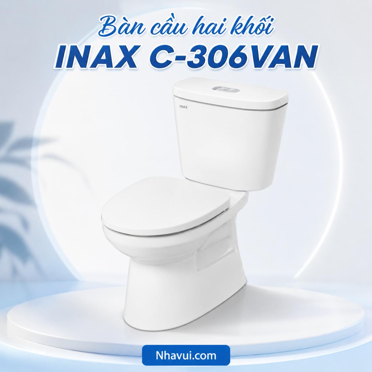 Bàn cầu hai khối INAX C-306VAN