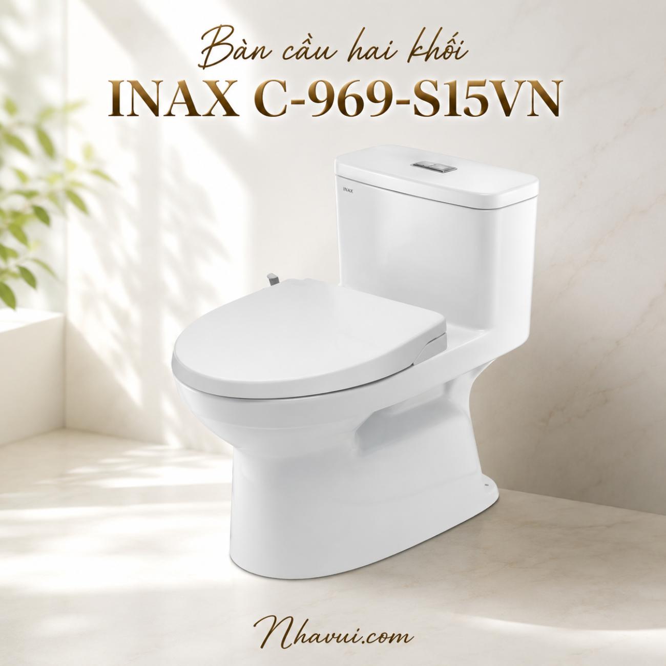 Bàn cầu hai khối INAX C-969-S15VN