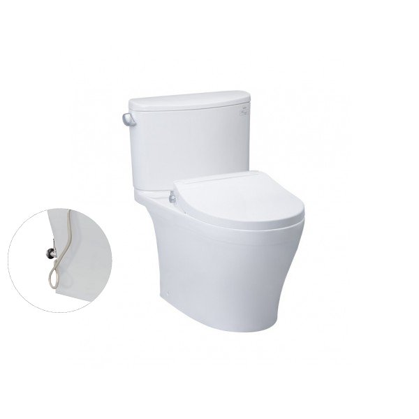Bàn cầu kết hợp nắp rửa cơ TOTO CS767RE2 ECOWASHER TCW07S