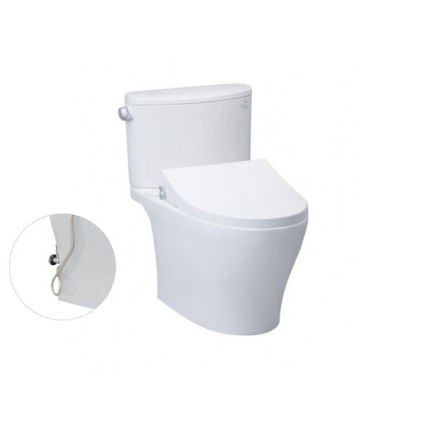 Bàn cầu kết hợp nắp rửa cơ TOTO CS767RE4 ECOWASHER TCW1211A