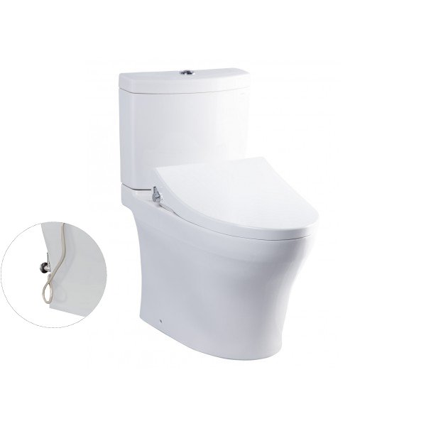 Bàn cầu kết hợp nắp rửa cơ TOTO CS769DRE4 ECOWASHER TCW1211A