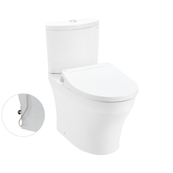 Bàn cầu kết hợp nắp rửa cơ TOTO CS838DE2 ECOWASHER TCW07S