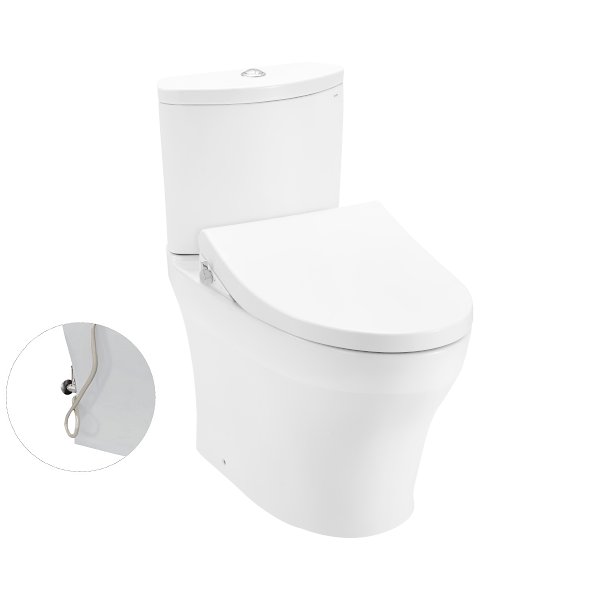 Bàn cầu kết hợp nắp rửa cơ TOTO CS838DE4 ECOWASHER TCW1211A