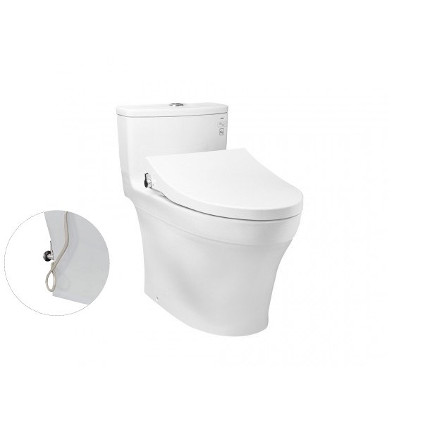 Bàn cầu kết hợp nắp rửa cơ TOTO MS885DE4 ECOWASHER TCW1211A