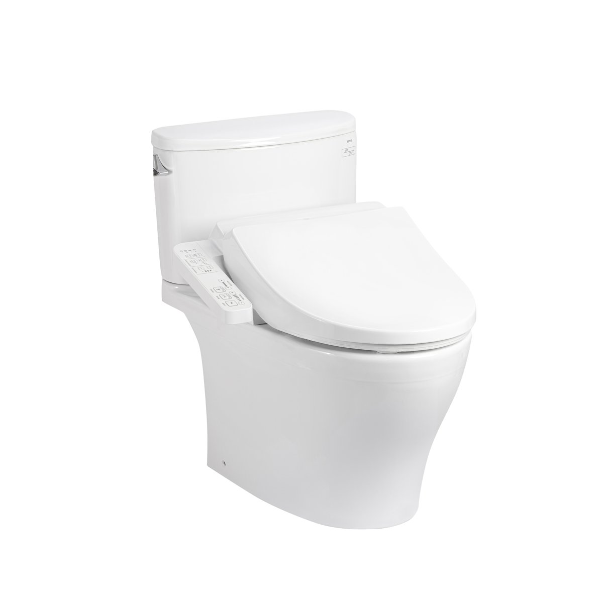 Bàn cầu kết hợp nắp rửa điện tử TOTO CS767RW18 WASHLET C2 cơ bản TCF23710AAA
