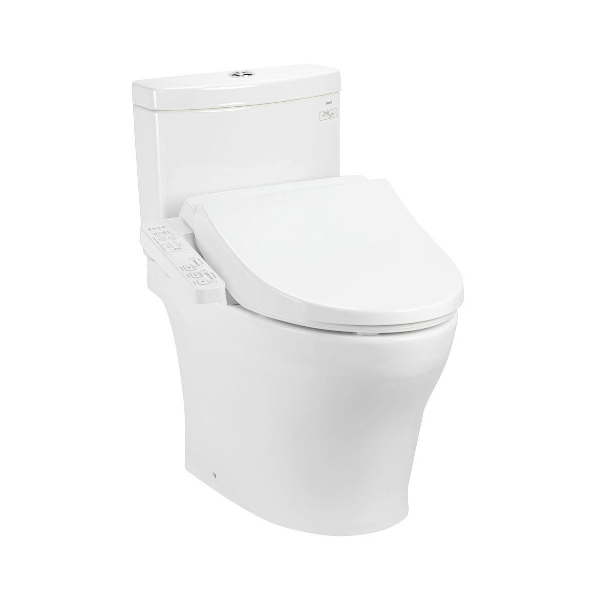 Bàn cầu kết hợp nắp rửa điện tử TOTO CS769DRW18 WASHLET C2 cơ bản TCF23710AAA