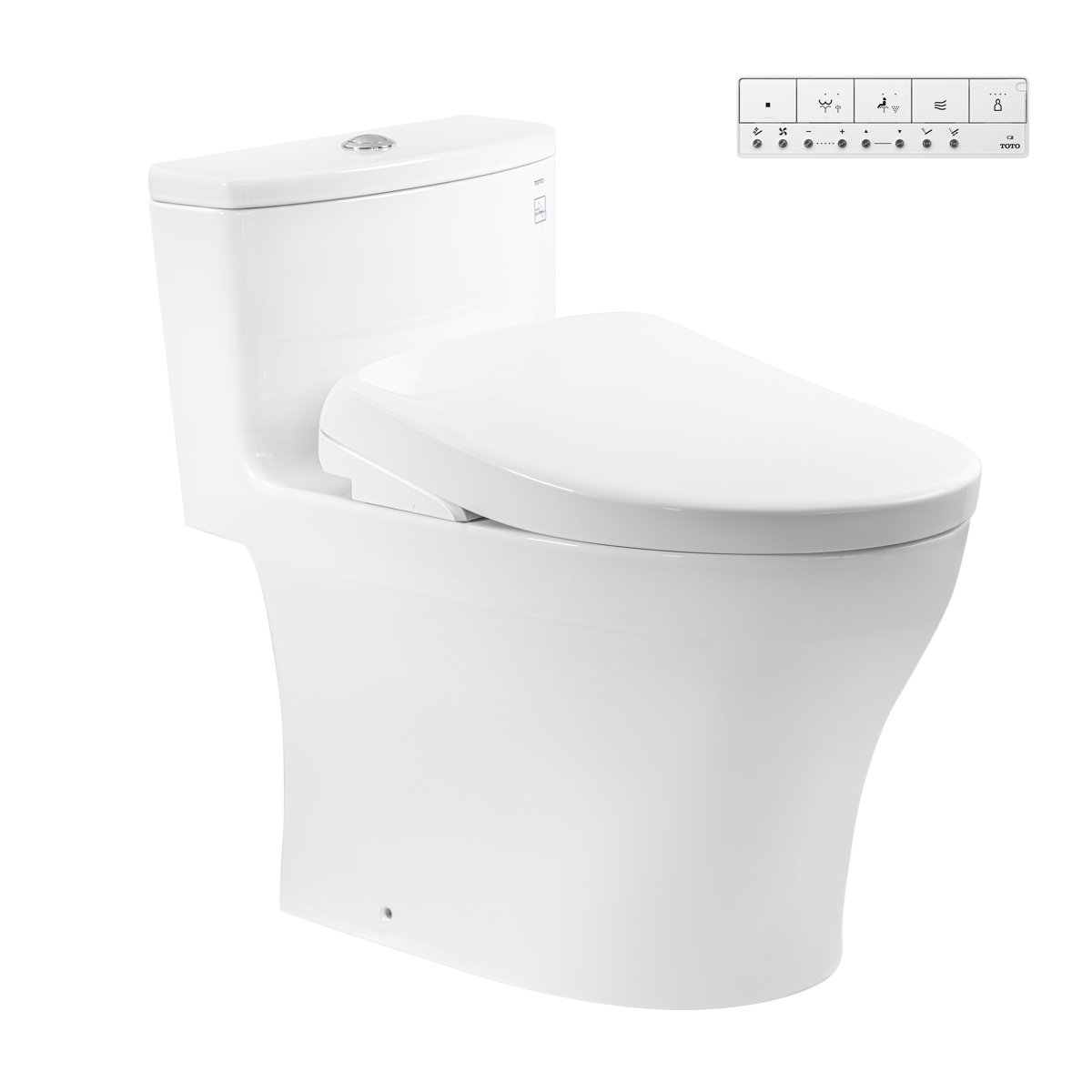 Bàn cầu kết hợp nắp rửa điện tử TOTO MS885CDW23 WASHLET S7