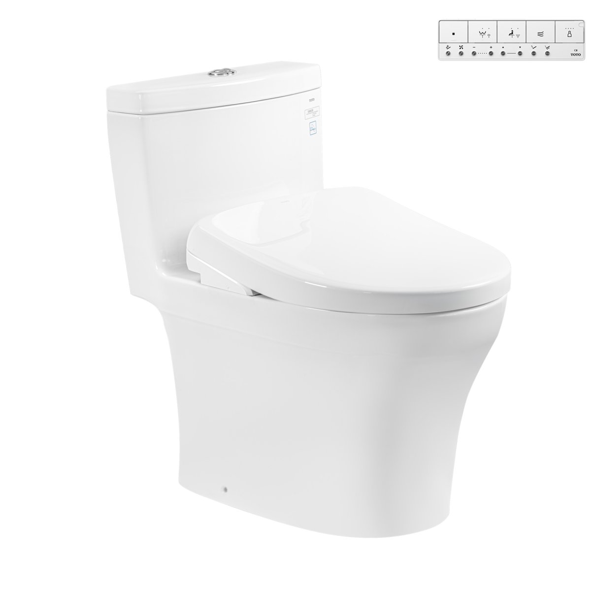 Bàn cầu kết hợp nắp rửa điện tử TOTO MS889CDRW23 WASHLET S7