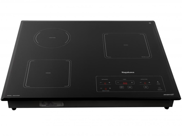 Bếp 3 vùng nấu điện từ hồng ngoại Nagakawa NAG1253M