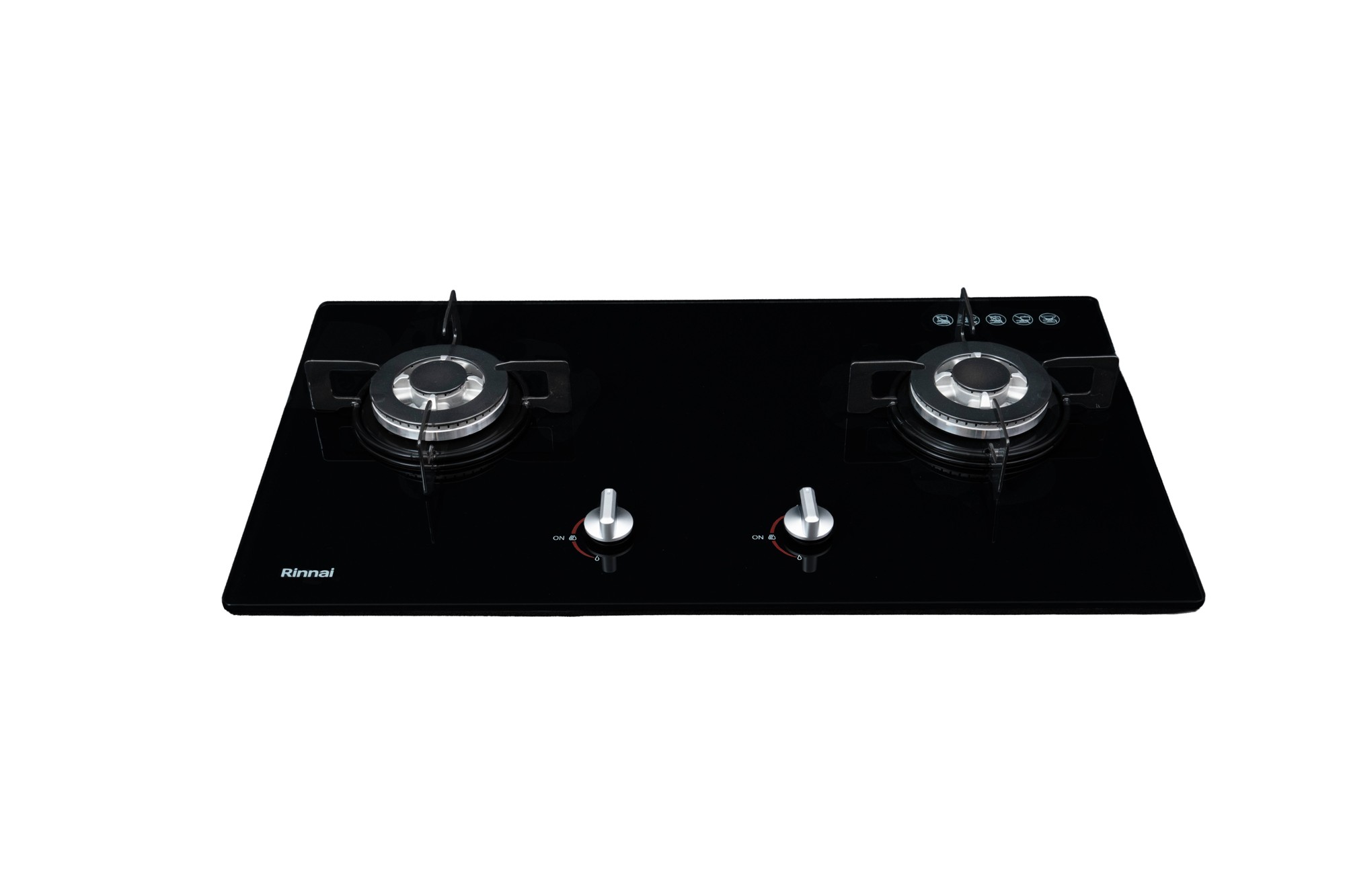 Bếp gas âm Rinnai RVB-212BG 2 lò nấu mặt kính 750 mm đầu đốt kín