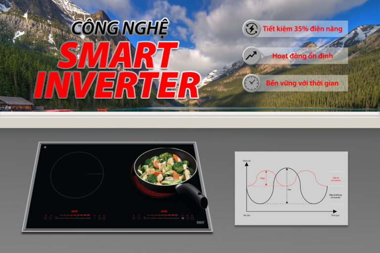 Bếp từ đôi Lorca TA-1006EC Plus, mâm đồng, Inverter