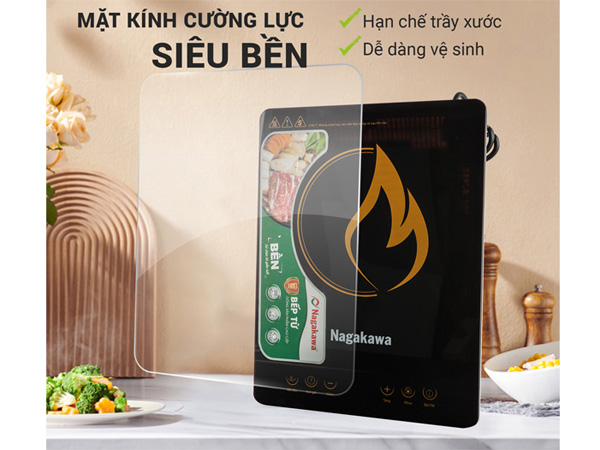 Bếp từ đơn cảm ứng Nagakawa NAG0704 kèm nồi lẩu