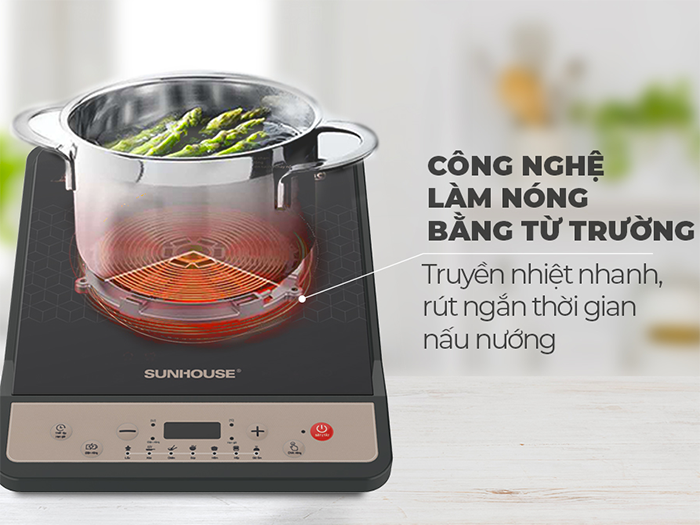Bếp từ đơn Sunhouse SHD6160 kèm nồi lẩu
